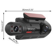 Видeорегистратор за автомобил Full HD 1080P 2 камери + 32 GB Micro SD Card карта памет