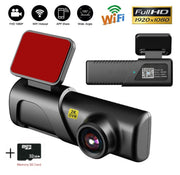 Видеорегистратор за автомобил 2K HD WIFI USB DVR камера G-сензор Видеорекордер Нощно виждане + 32 GB Micro SD Card карта с памет