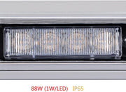 120см LED сигнална лампа, E-Mark E9 Сертифициран, 15 Режима, 12V / 24V - Аварийна Лампа, Маяк за Пътна Помощ, Репатрак, Снегорин, Багер и Специализирана Техника