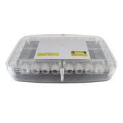 LED Аварийна Сигнална Лампа Буркан с Магнит, 24W, 15 Режима, 12V / 24V, Жълта Светлина, За Пътна Помощ, Платформа, Снегорин, Камион и Специализирана Техника