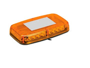 12V 24V LED Диодна Аварийна Сигнална Лампа Буркан с Магнит 15 режима Оранжево Стъкло За Пътна Помощ Платформа Снегорин и др.