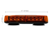 12V 24V LED Диодна Аварийна Сигнална Лампа Буркан с Магнит 15 режима Оранжево Стъкло За Пътна Помощ Платформа Снегорин и др.