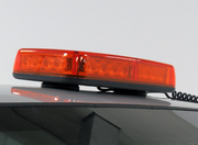 12V 24V LED Диодна Аварийна Сигнална Лампа Буркан с Магнит 15 режима Оранжево Стъкло За Пътна Помощ Платформа Снегорин и др.