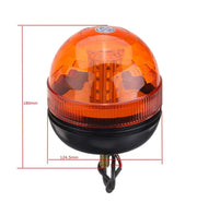 LED Аварийна Сигнална Лампа Маяк Буркан Оранжева Жълта 12V - 24V за трактори комбайни репатраци снегорини аварийни автомобили и др. Е-Mark E9