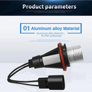 Комплект от 2 броя LED крушки Angel Eyes ангелски очи 12V-24V цвят син за BMW с Canbus без грешки