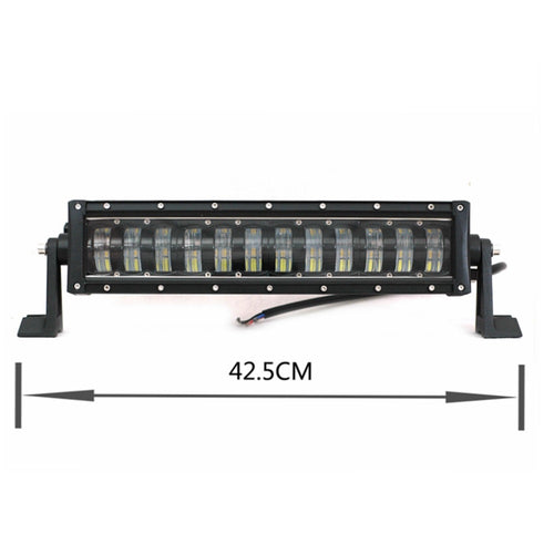 9D 42.5 СМ Led Bar Лед Бар Hi/Lo Kъси Дълги Водоустойчив Удароустойчив 12V 24V 7680 LМ 96W С Лупи Off-Road Лед Бар За Джип ATV