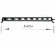 9D 114 СМ Led Bar Лед Бар Hi/Lo Kъси Дълги Водоустойчив Удароустойчив 12V 24V 25600 LМ 320W С Лупи Off-Road Лед Бар За Джип ATV
