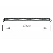9D 134 СМ Led Bar Лед Бар Hi/Lo Kъси Дълги Водоустойчив Удароустойчив 12V 24V 30720 LМ 384W С Лупи Off-Road Лед Бар За Джип ATV