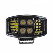 LED ЛЕД 90W Jumbo фар халоген лампа 12V - 24V с DRL parking светлина бяло-жълто за джип камион трактор