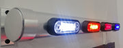 LED Маркер, Диоден Габарит, Токос, Оранжев, 12V-24V, Светлина За Камион, Бус, Ван, Ремарке, Каравана, Извит Гръб за Директен Монтаж на Ролбар, Булбар MAR891