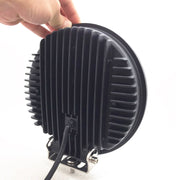 LED Диоден Халоген Фар Бял Оранжев Габарит Ø 218 мм 12V 24V 12 Диода за джип камион трактор багер