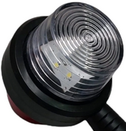 Комплект от 2 броя 12-24V ЛЕД LED Диодни Странични Маркери Рогчета Светлини Опушено Стъкло За Камион Ремарке Каравана Кемпер АТВ оранжево - червено 2X MAR947