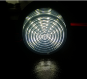 Комплект от 2 броя 12-24V ЛЕД LED Диодни Странични Маркери Рогчета Светлини Опушено Стъкло За Камион Ремарке Каравана Кемпер АТВ бяло - червено 2X MAR946
