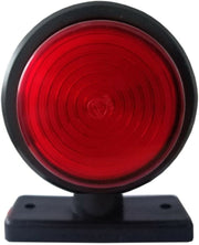 Комплект от 2 броя 12-24V ЛЕД LED Диодни Странични Маркери Рогчета Светлини неон ефект За Камион Ремарке Каравана Кемпер АТВ оранжево-червено 2X MAR515