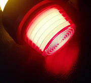 Комплект от 2 броя 12-24V ЛЕД LED Диодни Странични Маркери Рогчета Светлини неон ефект За Камион Ремарке Каравана Кемпер АТВ оранжево-червено 2X MAR515