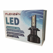 Комплект Умалени Мини LED Диодни Крушки H4 12V 50W 12000lm Mono LED +300% За Фарове Canbus без грешки къси/дълги
