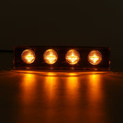 1бр Оранжев LED преден габарит маркер за Скания Scania- 180mm x 40 mm с букса