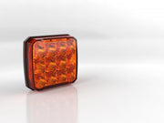 Wireless Безжични Аварийни Сигнални Блиц Светлини Лампи Маяк с Mагнит 12v 24v LED Оранжеви с 12 режима на работа
