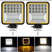 Мощна LED офроуд светлина прожектор с ангелски очи за джип и камион