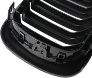 Двойни Бъбреци Решетки За BMW X5 X6 F15 F85 F16 F86 2014+ Черен Гланц Лак