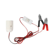 Подвижна работна LED лампа с щипки кабел и ключ 12V 9W
