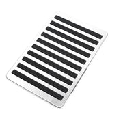 Универсална алуминиева стелка подложка под педалите 23.5 x 16 cm против плъзгане и износване на оригиналната стелка