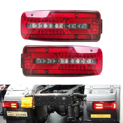 Комплект Ляв и Десен LED стопове Man TGX/TGS/TGL/TGM 24V с 8 функции E-Mark
