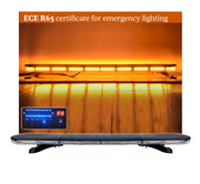 12V 24V LED Диодна Аварийна Сигнална Лампа Буркан 123 см 162W 16 режина Бяло Стъкло За Пътна Помощ Платформа Снегорин и др.