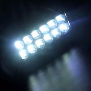 LED бар 36W - 12x 3W Епистар  алуминий,  18см
