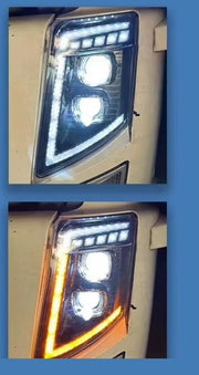 Ляв LED диоден преден фар с DRL дневна светлина къси-дълги мигач за камион Volvo FH13 FH16 FM460 FH500 24V OEM: 21035631/21323100