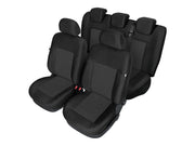 Пълен Комплект Тапицерия Kegel за предни+задни седалки на Volkswagen Golf 7 VII 2012-2019 Черна Текстил