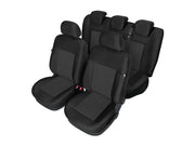Пълен Комплект Тапицерия Kegel за предни+задни седалки на Volkswagen Passat B7 2010-2014 Черна Текстил
