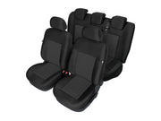 Пълен Комплект Тапицерия Kegel за предни+задни седалки на Audi A4 B8 2007-2015 Черна Текстил