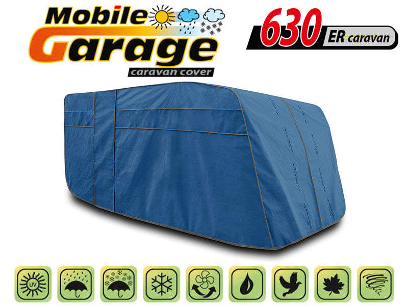 Висококачествено Покривало Kegel за каравана син цвят Серия Mobile Garage 630ER