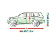 Висококачествено Покривало Kegel за Джип SUV OFF-ROAD Серия Mobile Garage размер XL 450 - 510см х 150 - 160см