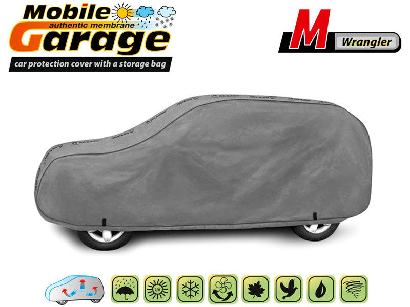 Висококачествено Покривало Kegel за Jeep Wrangler Серия Mobile Garage размер M 385 - 425см х 150 - 160см