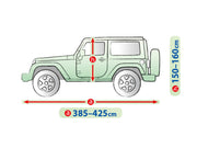 Висококачествено Покривало Kegel за Jeep Wrangler Серия Mobile Garage размер M 385 - 425см х 150 - 160см