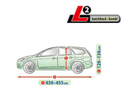 Висококачествено Покривало Kegel за Комби Хечбек Серия Mobile Garage размер L2 430 - 455см x 126 - 136см