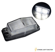 LED Лед Диоден Бял Габарит Мигаща светлина 12 Диода 12V - 24V За Камион Трактор Багер Селскостопански Машини и др.