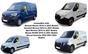 Комплект от 2бр. ветробрани за Renault Master / Opel Movano 2010+