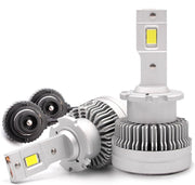 Комплект от 2 броя LED диодни крушки D2S за xenon 12-24V 50000lm Canbus без грешки 6000K