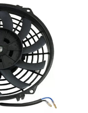 Универсален електрически вентилатор перка за радиатор – 9 инча (23 см), 12V, 80W, ABS и стомана, безшумен
