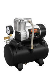 Преносим Компресор за помпане на гуми с маркуч – 12V, 15A, 3L, 150PSI, 60L/min