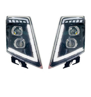 Комплект LED Фарове с DRL дневна светлина къси-дълги, мигач за камион Volvo FH13 FH16 FM460 FH500 - 24V