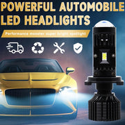 Комплект LED крушки с лупа, Y10 H7, 200%, 50W 6400LM, 6000K, 360° Canbus без грешки – 12V