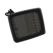 LED оранжев сигнален габарит с 70 диода, 12-24V, опушен