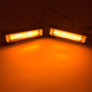 Комплект 2 Броя С Контролер 12.5 cm Сигнална Аварийна Блиц Маяк Led Бар Лампа Пътна Помощ Платформа