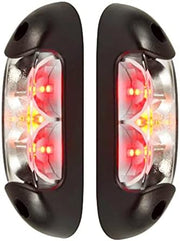 LED габарит, токос, 12V-24V, бяла, червена и оранжева светлина - за ремаркета, платформи, камиони и др.