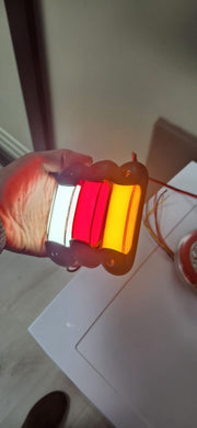 LED габарит, маркер, токос, Червен, Неон ефект, 12V-24V - за ремаркета, платформи, камиони и др.