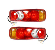 Комплект Стопове 35cm x 12 cm Бус, Камион ТИР Ремарке Караванa Платформа 12V-24V, Тип Рибка С Крушки 6 Функции